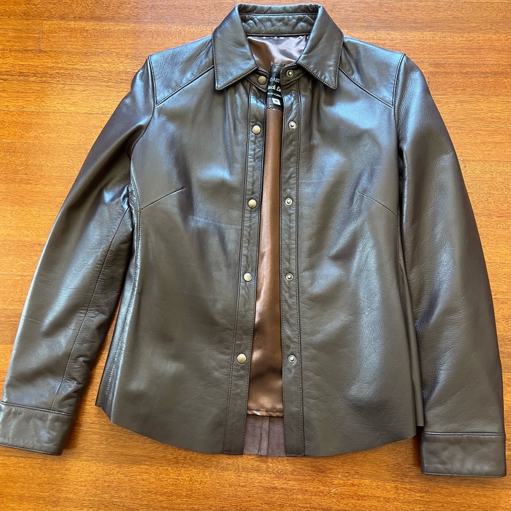 Wast coast leather jacket worn once, original made in California.